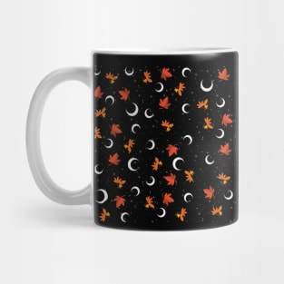 Halloween Maple Moon Stars Mug